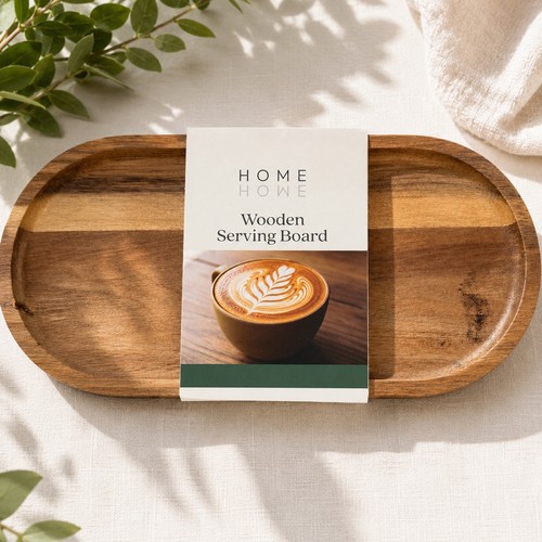 Home wooden serving board - serving,