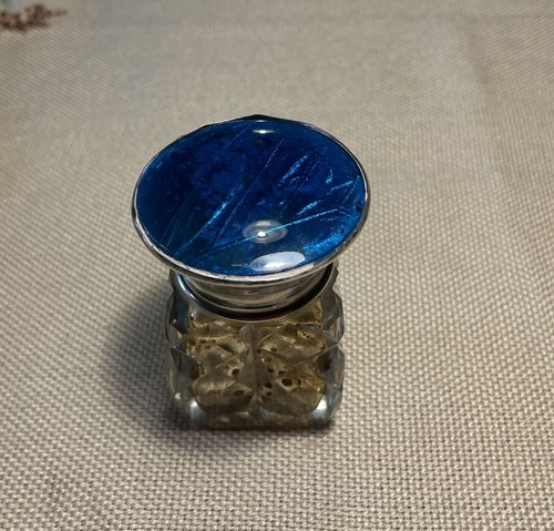 Antique smelling salts bottle