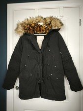 Ralph Lauren Denim Supply Jacket Parka Snorkel Down Hooded Womens Medium