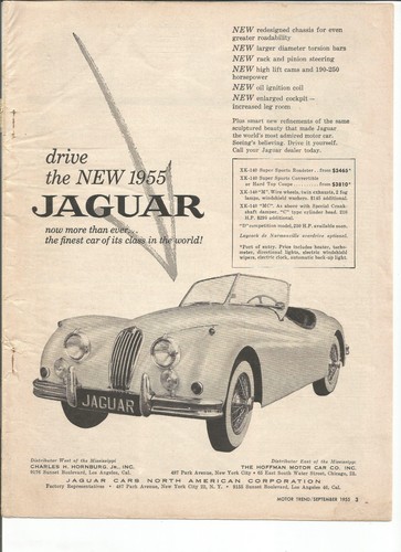 Original 1955 jaguar 140 - jaguar,
