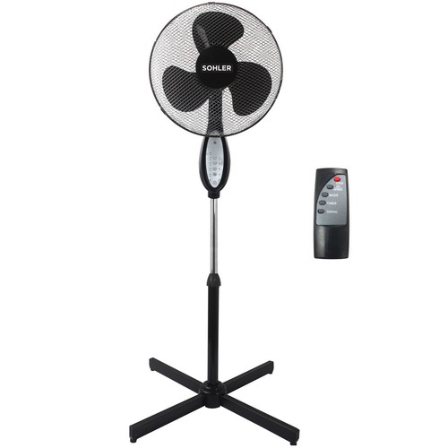Black remote control standing - black,