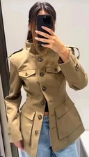Zara viral Light Khaki Cotton
