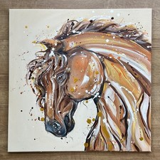 Golden  Horse Original Acrylic