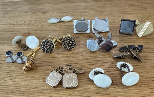 Vintage cuff links - vintage,