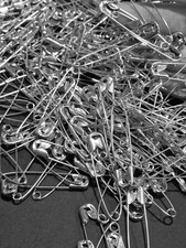Safety Pins 30x Stainless Steel Extra Large 5.5cm
