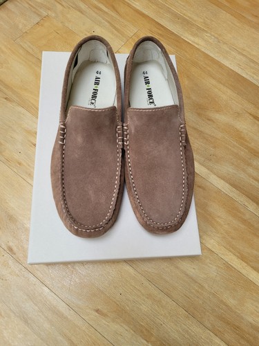 Men italian suede - suede, loafers