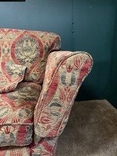 Duresta Ruskin Arm Covers Protectors In Alnwick Russet Stone Fabric