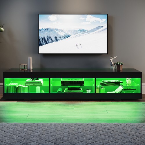 Black led high gloss 180cm - high,