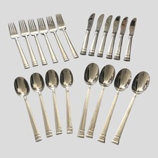 Royal Doulton Skylar 18/10 Stainless Steel 20 Piece Set (no box) Used 