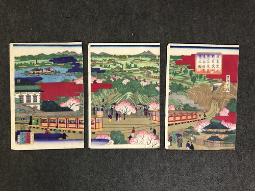 Y7589 woodblock print utagawa - woodblock,
