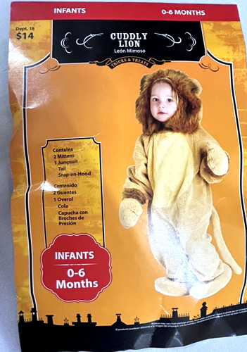 Baby lion costume infants - infants, 0-6