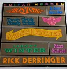 Various Guitar Heroes UK Lp Molly Hatchet Boston Cheap Trick Epic EPC 32097 Ex