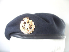 RAF BERET  & MOD ANODISED CAP
