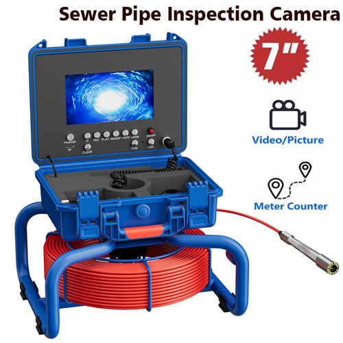 Sewer camera endoscope - camera, 7''
