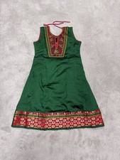 Women's Indian long Green