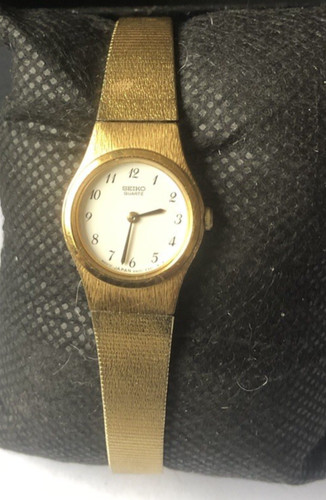 Ladies gilt seiko watch on - watch,