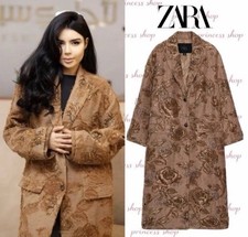 ZARA EMBROIDERED LONG COAT ZW