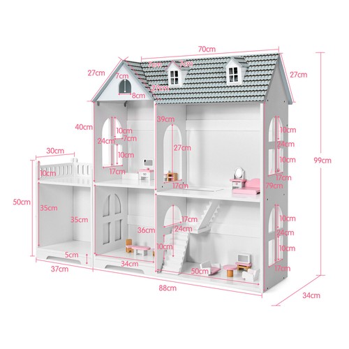 Tier dollhouse bookcase - dollhouse,