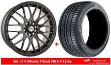 Alloy Wheels & Tyres 17" Calibre Motion For Mazda 323F V6 [Mk7] 94-98