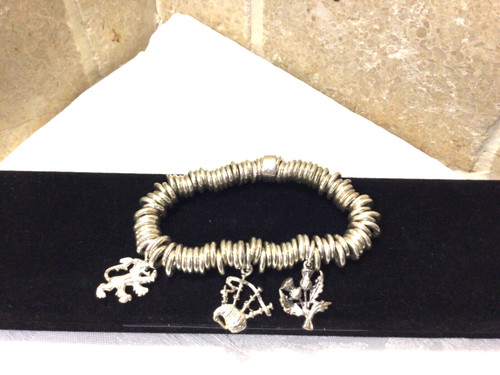 Silver tone sweetie - silver,