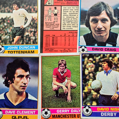Topps football red backs 1977 - topps,