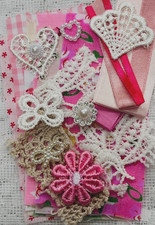 Fabric Trim Ribbon Snippets