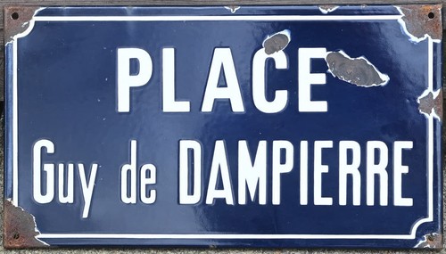 Old vintage blue french - old,