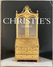 Christie’s, Important English Furniture, London, 4 July 2002, auction catalogue