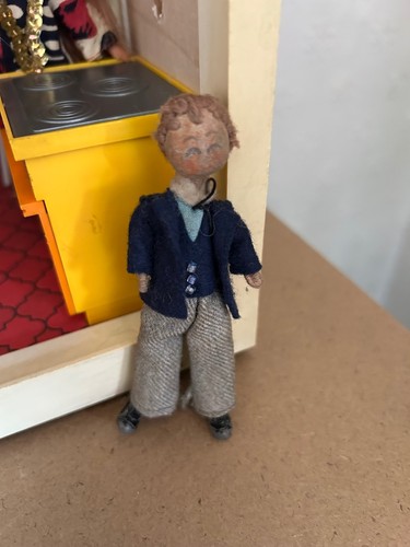Vintage dolls house grecon man - vintage,