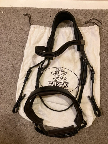 Fairfax snaffle bridle - fairfax, with