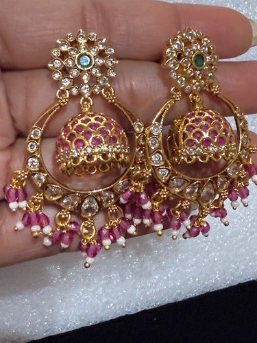 Jhumka design earrings premium