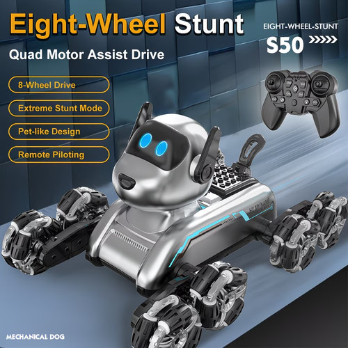 Robot dog toys - rc, stunt