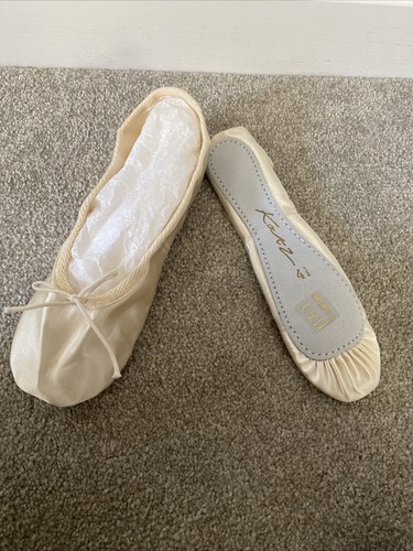 Katz ballet shoes ivory satin - ivory,