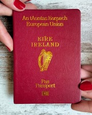 Irish passport prop. Ireland