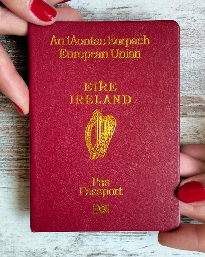 Irish passport prop ireland - irish,