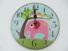 Child's Cute Owls and Elephant