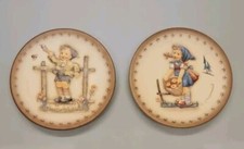 2 x Goebel Hummel 3.25" Collector plate 14th & 25th series of 25 Reproductions