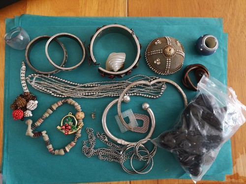 Job lot broken tarnished - lot,