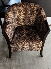 Leopard Print Upholstered