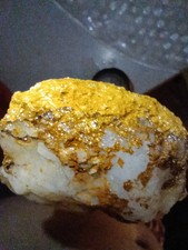 Gold Quartz Mineral Specimen