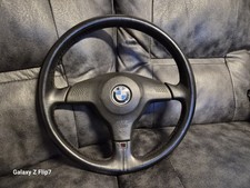BMW E36 E34 E31 3 5 8 series 380mm Sport Leather Steering Wheel