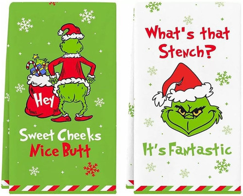 Christmas hand towels - christmas,