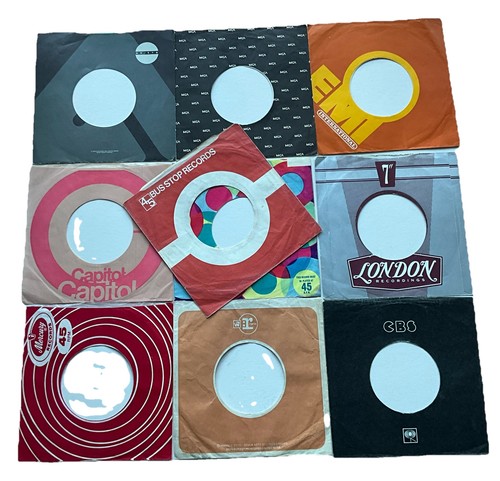 Ten vintage record sleeves - ten,