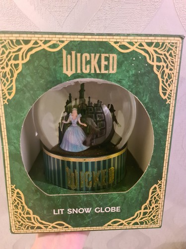 Wicked lit snow globe - m&s,