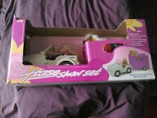 Toy (Barbie Size) horsebox and vehicle Horse Show Set - 2 dolls and horse 