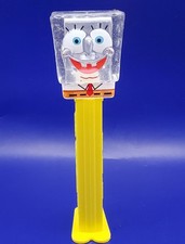 SPONGEBOB SQUAREPANTS Clear Crystal Glitter PEZ Dispenser