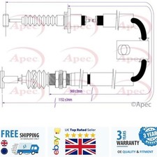 Handbrake CableCAB1277 For