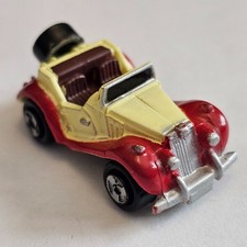 Micro Machines MG TF Red Cream Classic Car (with spare wheel)