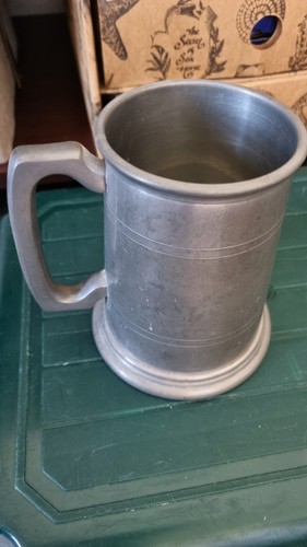 Vintage english pewter pint - vintage,