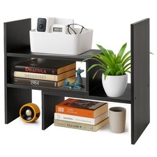 Adjustable desktop bookshelf - adjustable,
